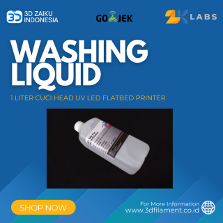 ZKLabs Washing Liquid 1 Liter Cuci Head UV LED Flatbed Printer